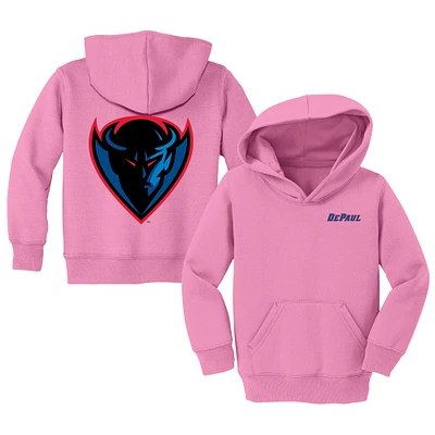 Toddler Chad & Jake Pink DePaul Blue Demons Pullover Hoodie