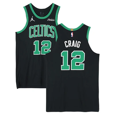 Torrey Craig Boston Celtics Game-Used #12 Black Jordan Brand Jersey vs. New York Knicks on May 14, 2025 - Eastern Conference Finals Game 5 - Size 50+4