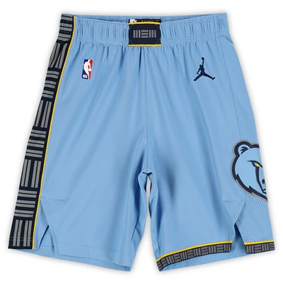 Ja Morant Memphis Grizzlies Game-Used Light Blue Jordan Brand Shorts from the 2024-25 NBA Season - Size 36