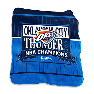 Logo Brands Oklahoma City Thunder 2025 NBA Finals Champions 50” x 60” Silk Touch Throw Blanket