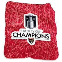 Logo Brands Florida Panthers 2025 Stanley Cup Champions 50" x 60" Silk Touch Throw Blanket