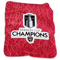 Logo Brands Florida Panthers 2025 Stanley Cup Champions 50" x 60" Silk Touch Throw Blanket