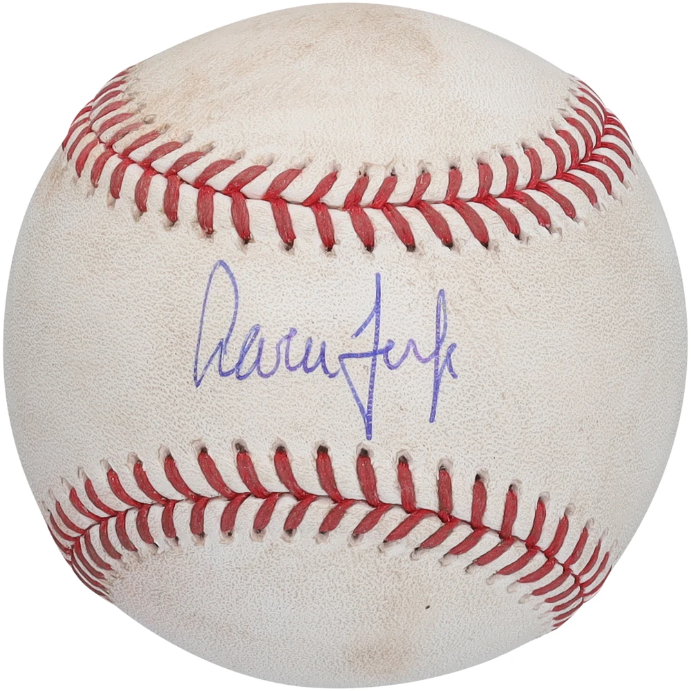 Aaron Judge New York Yankees Autographed Game-Used Baseball vs. Atlanta Braves on June 22, 2024 - RBI Groundout