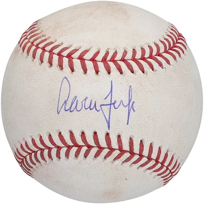 Aaron Judge New York Yankees Autographed Game-Used Baseball vs. Atlanta Braves on June 22, 2024 - RBI Groundout