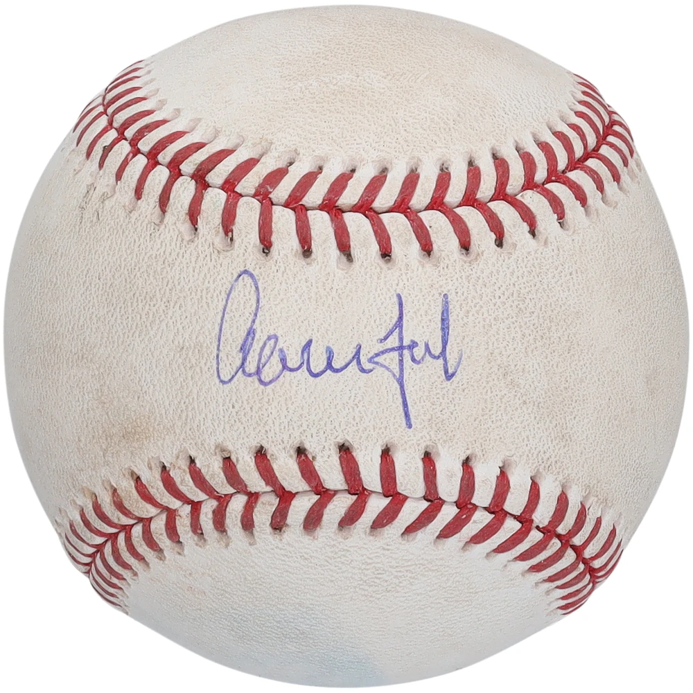 Aaron Judge New York Yankees Autographed Game-Used Baseball vs. Toronto Blue Jays on August 4, 2024 - Single
