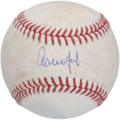 Aaron Judge New York Yankees Autographed Game-Used Baseball vs. Toronto Blue Jays on August 4, 2024 - Single