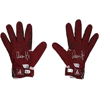 Aaron Judge New York Yankees Autographed Game-Used Red Jordan Brand Batting Gloves from the 2024 MLB Season - RG13322058-59
