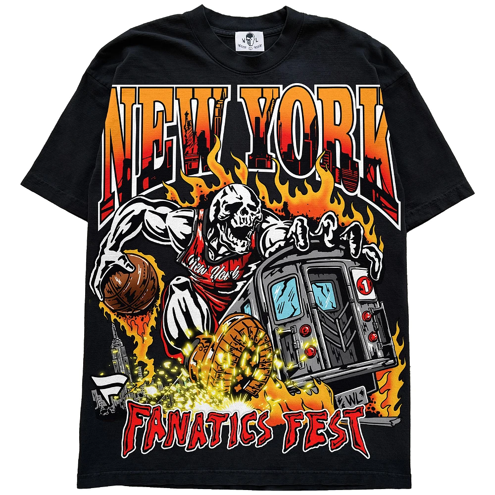 Men's Warren Lotas Black Fanatics Fest Rider T-Shirt