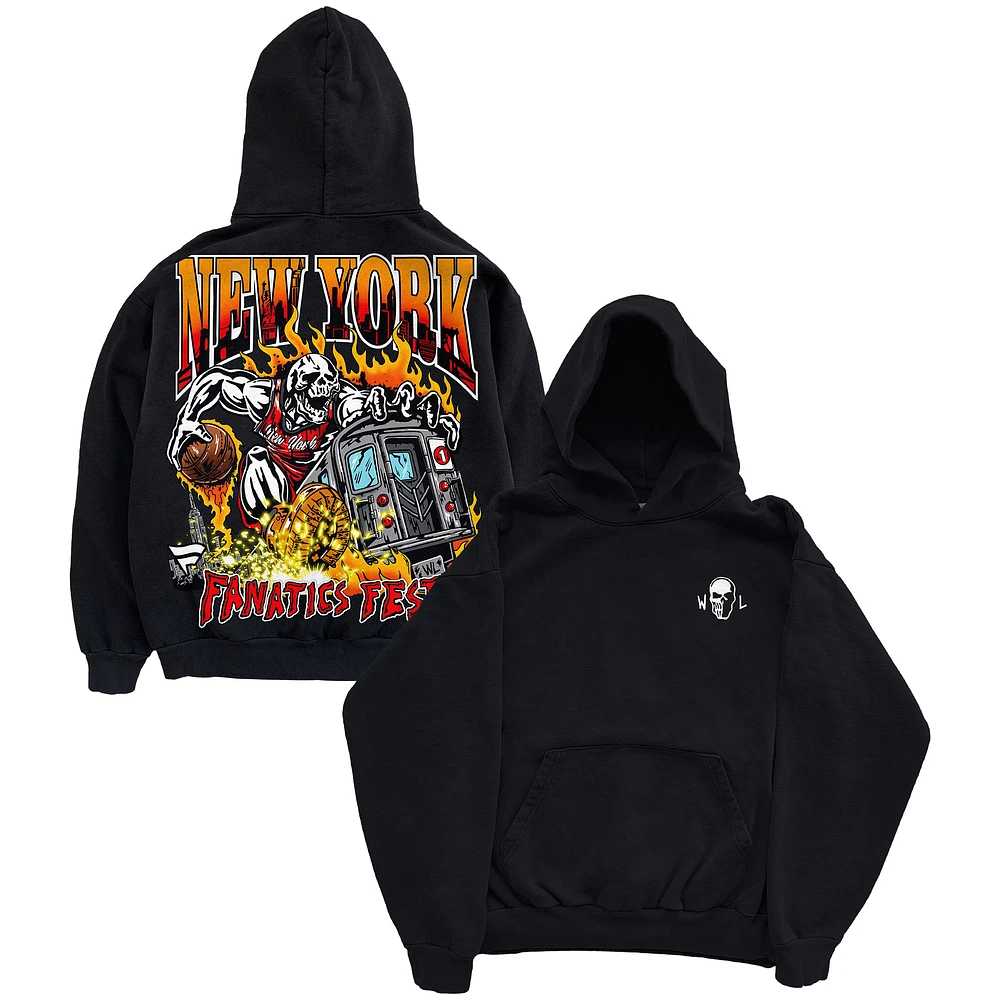 Men's Warren Lotas Black Fanatics Fest Subway Rider Hoodie