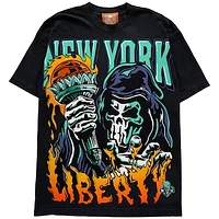 Men's Warren Lotas x Fanatics Fest Black New York Liberty Torch T-Shirt