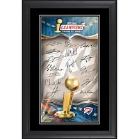 Oklahoma City Thunder Framed 10" x 18" 2025 NBA Finals Champions Collage with Facsimile Signatures