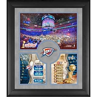 Oklahoma City Thunder Framed 20" x 24" 2025 NBA Finals Champions Collage