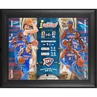 Oklahoma City Thunder Framed 13" x 16" 2025 NBA Finals Champions Collage