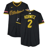 Spencer Horwitz Pittsburgh Pirates Game-Used #2 Black Nike Jersey vs. Philadelphia Phillies on May 17, 2025