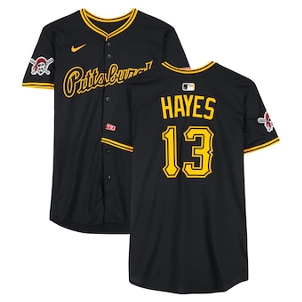 Ke'Bryan Hayes Pittsburgh Pirates Game-Used #13 Black Nike Jersey vs. New York Yankees on April 6, 2025