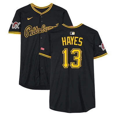 Ke'Bryan Hayes Pittsburgh Pirates Game-Used #13 Black Nike Jersey vs. New York Yankees on April 6, 2025