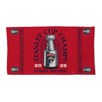 WinCraft Florida Panthers 2025 Stanley Cup Champions Locker Room 22" x 42" Double-Sided Celebration Towel