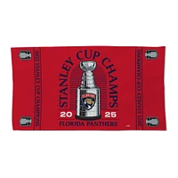WinCraft Florida Panthers 2025 Stanley Cup Champions Locker Room 22" x 42" Double-Sided Celebration Towel