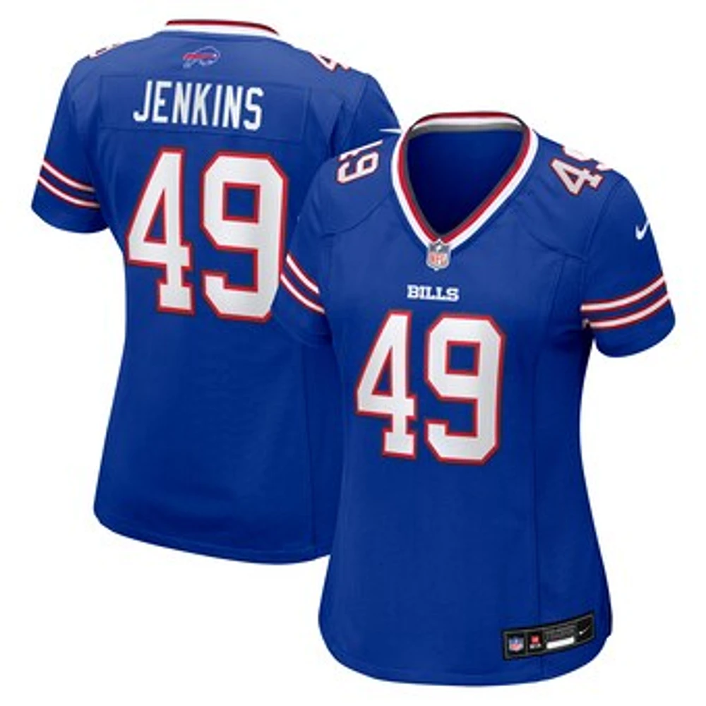 Women's Nike Keonta Jenkins  Royal Buffalo Bills Team Game Jersey
