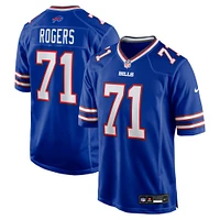 Men's Nike Casey Rogers  Royal Buffalo Bills Team Game Jersey