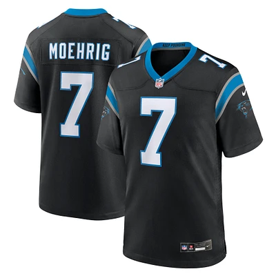 Men's Nike Trevon Moehrig  Black Carolina Panthers Team Game Jersey