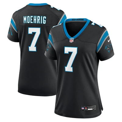 Women's Nike Trevon Moehrig  Black Carolina Panthers Team Game Jersey