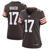 Women's Nike Jerome Baker  Brown Cleveland Browns Team Game Jersey