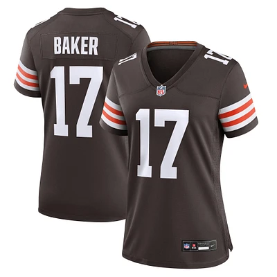 Women's Nike Jerome Baker  Brown Cleveland Browns Team Game Jersey