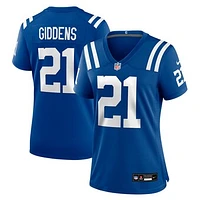 Women's Nike DJ Giddens  Royal Indianapolis Colts Team Game Jersey