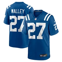 Men's Nike Justin Walley  Royal Indianapolis Colts Team Game Jersey