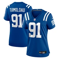 Women's Nike JT Tuimoloau  Royal Indianapolis Colts Team Game Jersey