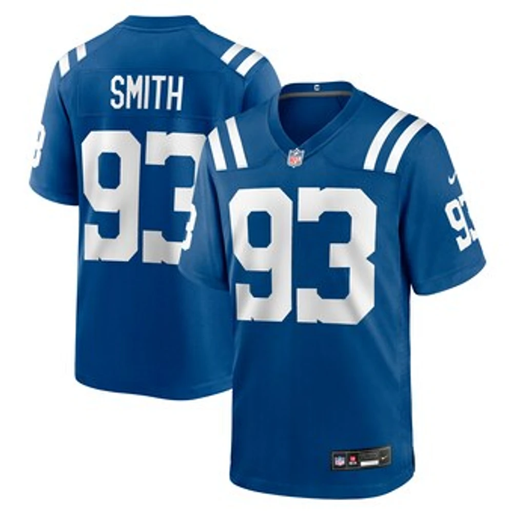 Men's Nike Tim Smith  Royal Indianapolis Colts Team Game Jersey