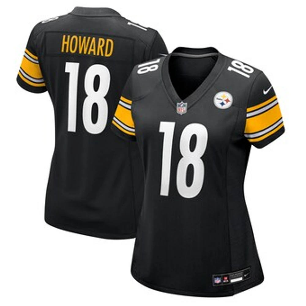 Women's Nike Will Howard  Black Pittsburgh Steelers Team Game Jersey