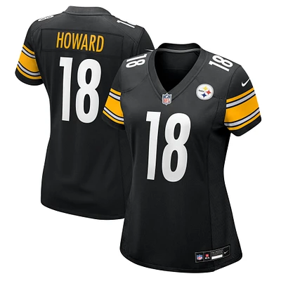 Women's Nike Will Howard  Black Pittsburgh Steelers Team Game Jersey