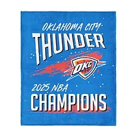 The Northwest Group Oklahoma City Thunder 2025 NBA Finals Champions 50" x 60" Silk Touch Throw Blanket