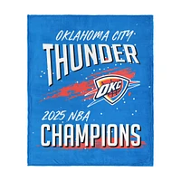 The Northwest Group Oklahoma City Thunder 2025 NBA Finals Champions 50" x 60" Silk Touch Throw Blanket