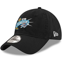 Men's New Era  Black Oklahoma City Thunder 2025 NBA Finals Champions Trophy 9TWENTY Adjustable Hat