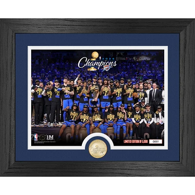 Highland Mint Oklahoma City Thunder 2025 NBA Finals Champions 13" x 16" Celebration Photo Bronze Coin Mint
