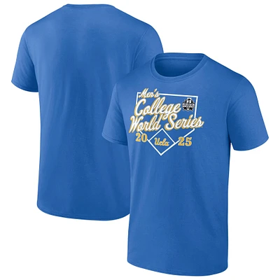 Men's Blue UCLA Bruins 2025 NCAA Baseball College World Series Bullpen Ace T-Shirt