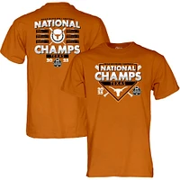 Unisex Blue 84  Texas Orange Longhorns 2025 NCAA Softball Women's College World Series Champions Schedule T-Shirt