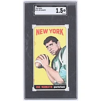 Joe Namath New York Jets 1965 Topps #122 SGC Authenticated 1.5 Rookie Card
