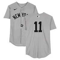 Anthony Volpe New York Yankees Game-Used #11 Gray Nike Jersey vs. Seattle Mariners on May 14, 2025