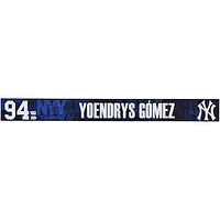 Yoendrys Gomez New York Yankees Player-Issued #94 Navy Nameplate from 2025 MLB Spring Training