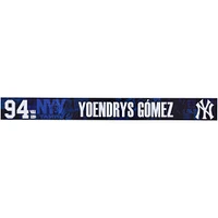 Yoendrys Gomez New York Yankees Player-Issued #94 Navy Nameplate from 2025 MLB Spring Training