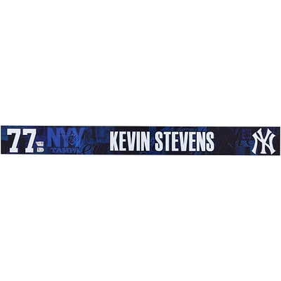 Kevin Stevens New York Yankees Player-Issued #77 Navy Nameplate from 2025 MLB Spring Training