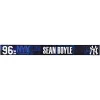 Sean Boyle New York Yankees Player-Issued #96 Navy Nameplate from 2025 MLB Spring Training
