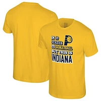 Unisex Stadium Essentials Gold Indiana Pacers Local Oasis T-Shirt