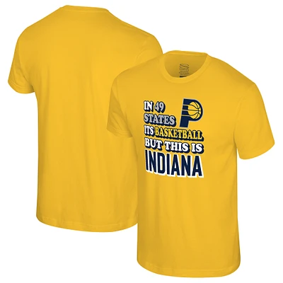Unisex Stadium Essentials Gold Indiana Pacers Local Oasis T-Shirt