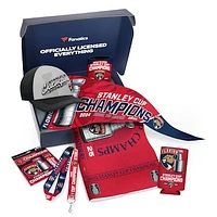 WinCraft Florida Panthers 2025 Stanley Cup Champions Fanatics Pack Champions Gift Box with Hat