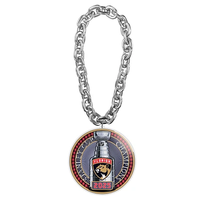 Florida Panthers 2025 Stanley Cup Champions Circle Chain